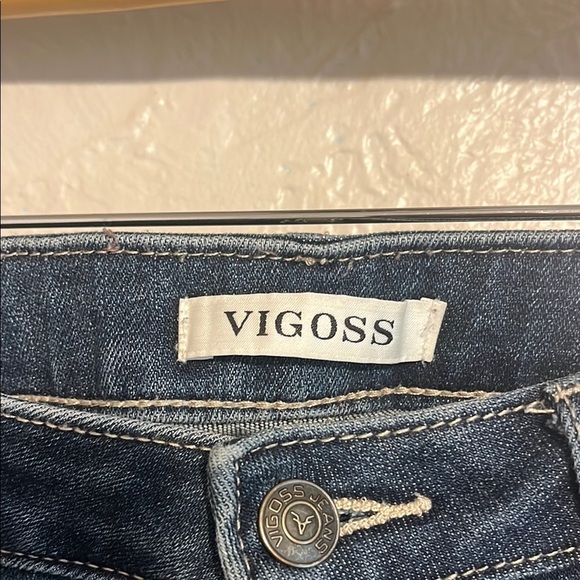 Vigoss Women's Skinny Jeans - Dark Blue - Picture 2 of 8